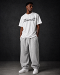Crystal White Oversized T-Shirt Men